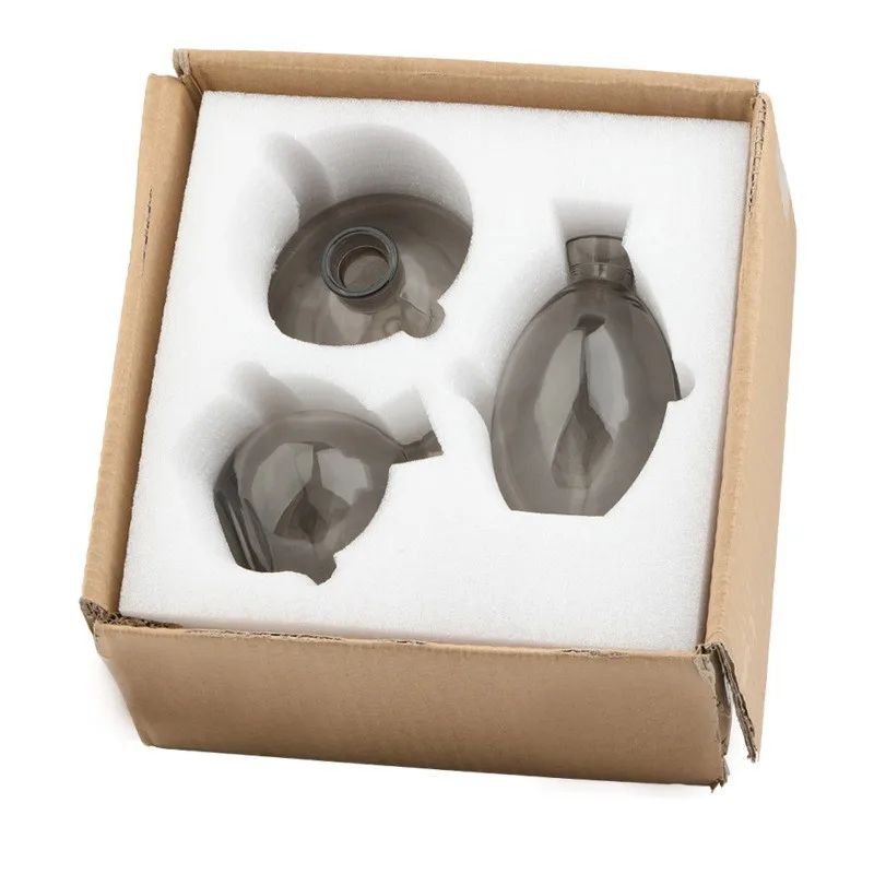 3 Piece Vintage Glass Vase Set For Plants 12