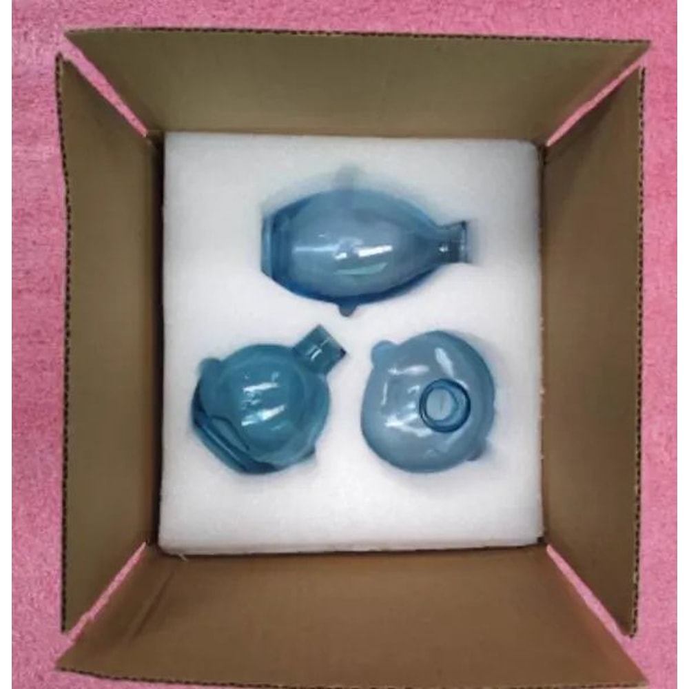 3 Piece Vintage Glass Vase Set For Plants 10