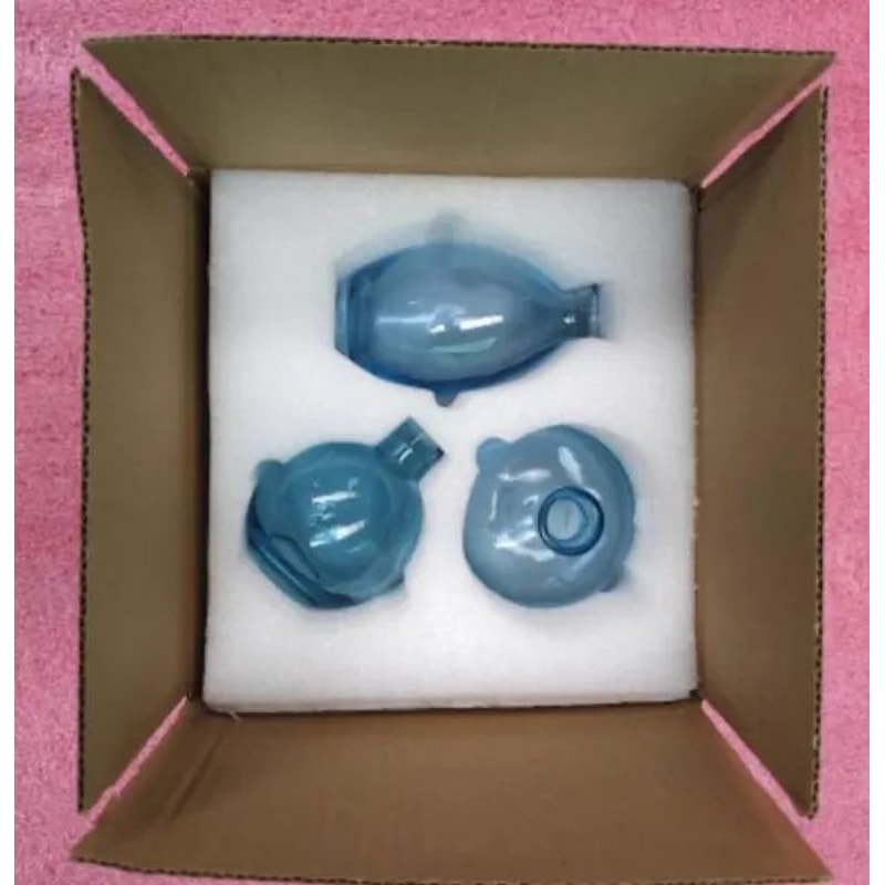 3 Piece Vintage Glass Vase Set For Plants 10