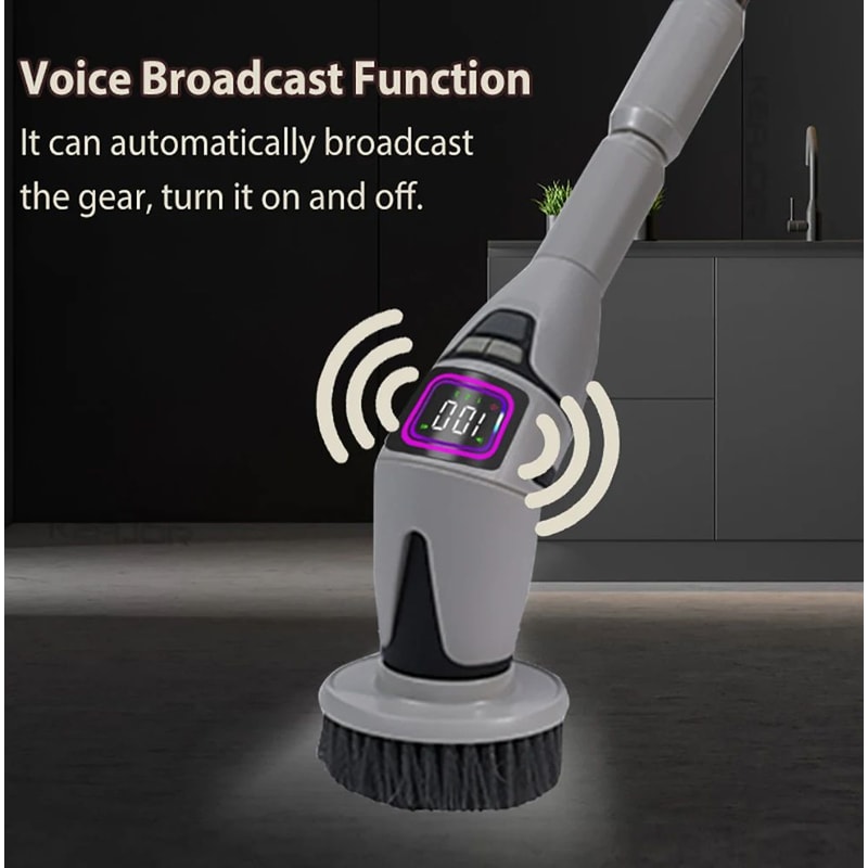 10 In 1 Wireless Electric Spin Scrubber 7