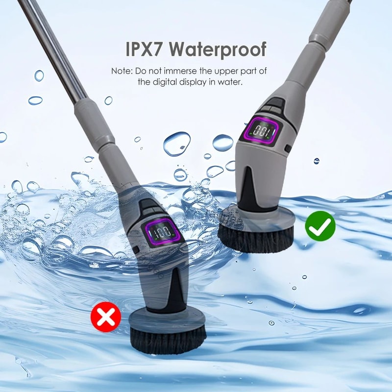 10 In 1 Wireless Electric Spin Scrubber 8