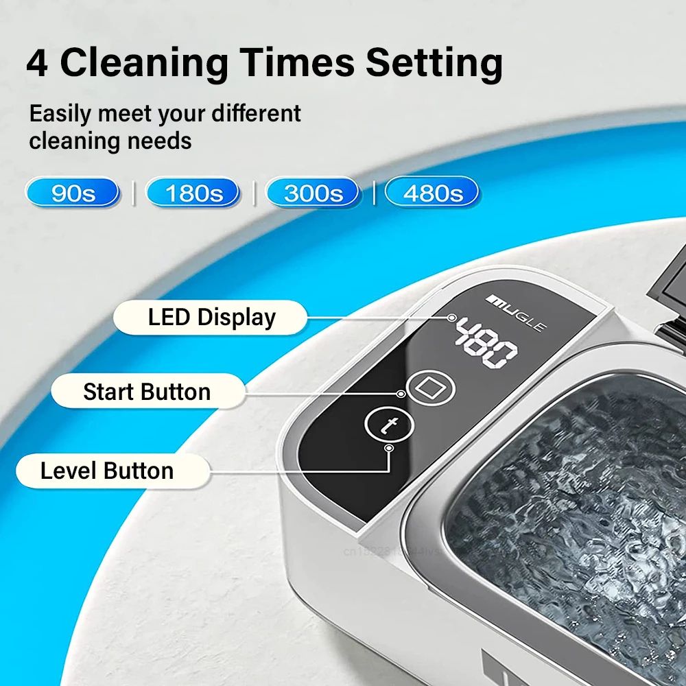 500ML Ultrasonic Cleaner For Watches And Glasses 8