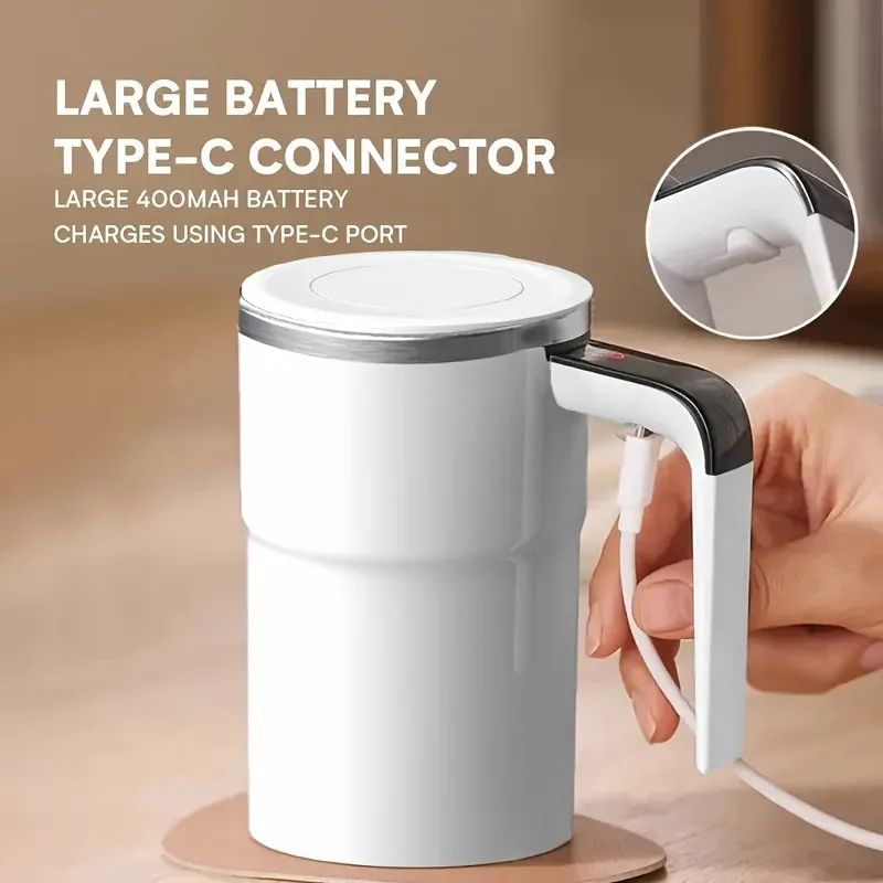 380ML Electric Self Mixing Coffee Mug 2