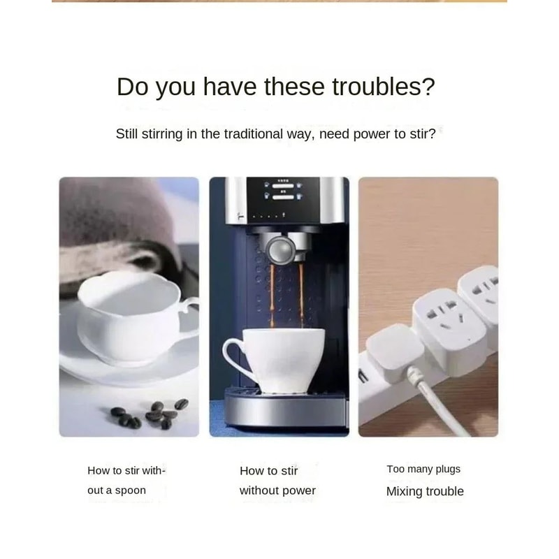 380ML Electric Self Mixing Coffee Mug 7