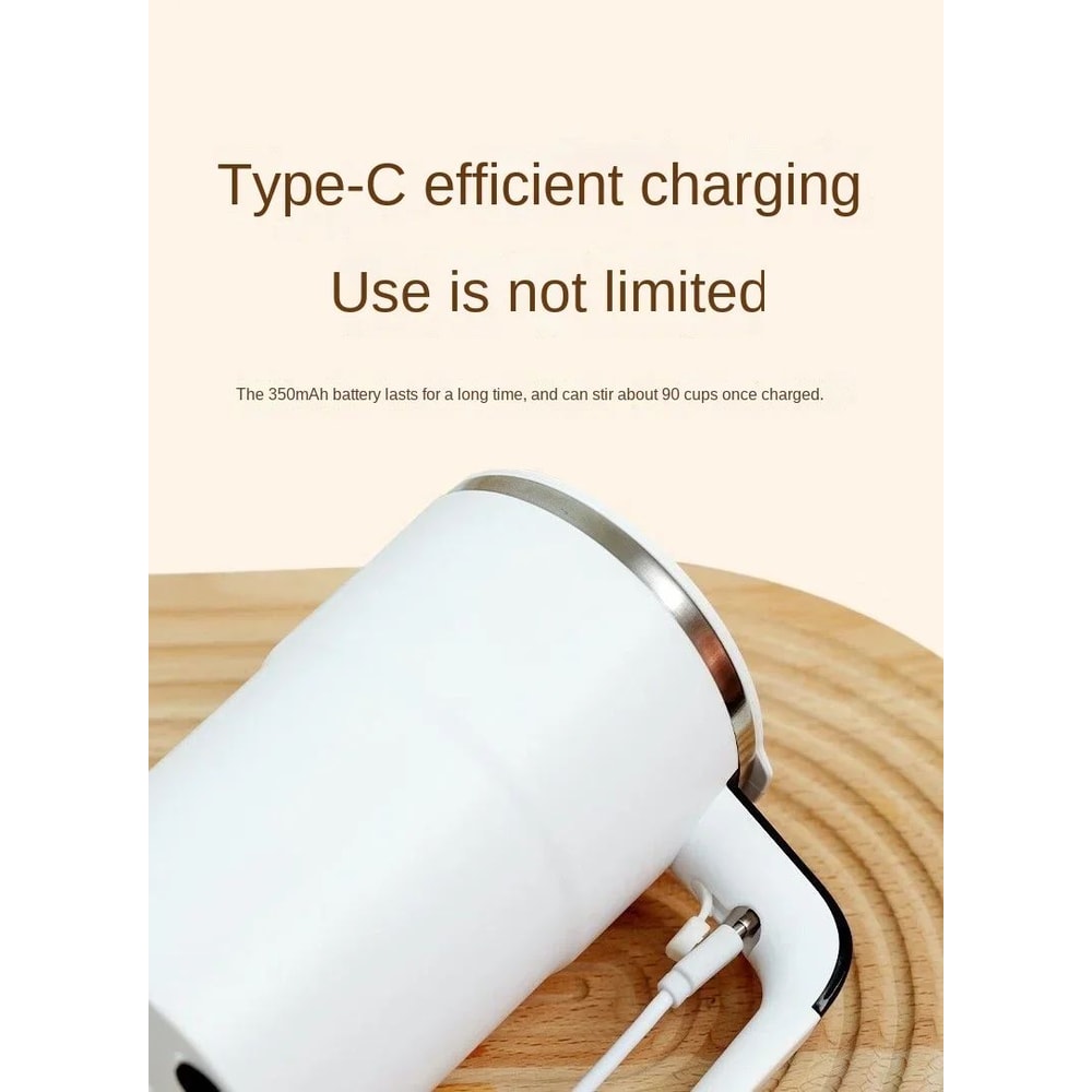 380ML Electric Self Mixing Coffee Mug 9