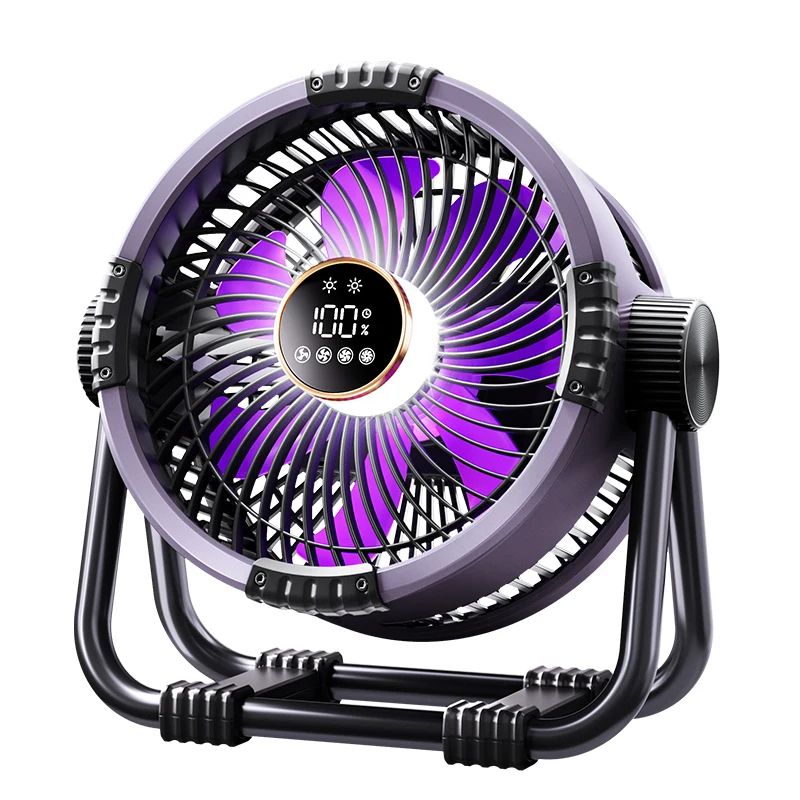 20000mAh Portable Camping Fan With Light 14