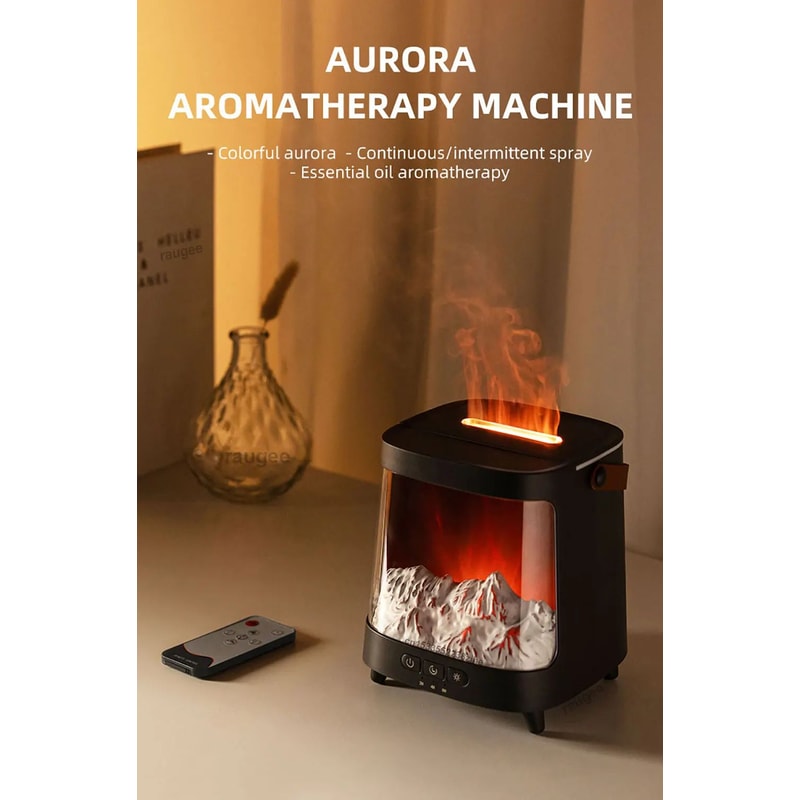 Flame Aroma Humidifier With Remote Control 6