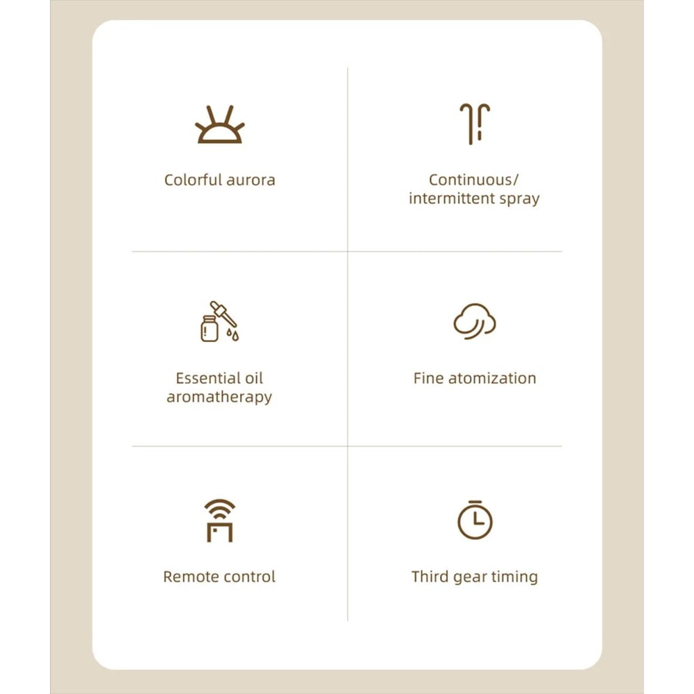 Flame Aroma Humidifier With Remote Control 7