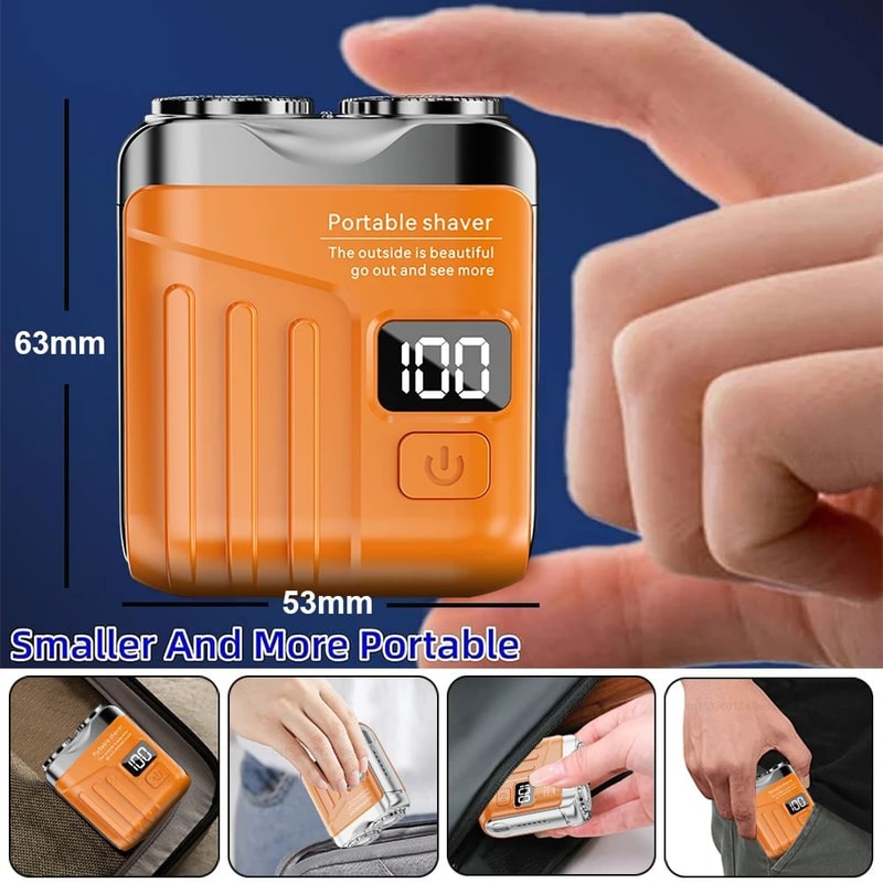 Portable Mini Electric Shaver With Digital Display 5
