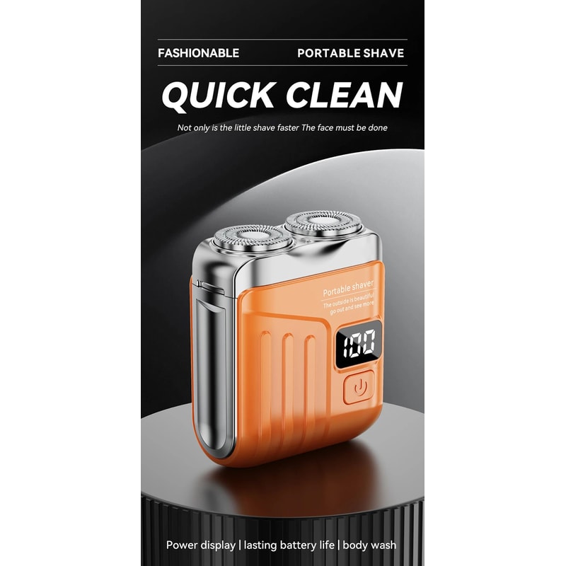 Portable Mini Electric Shaver With Digital Display 6