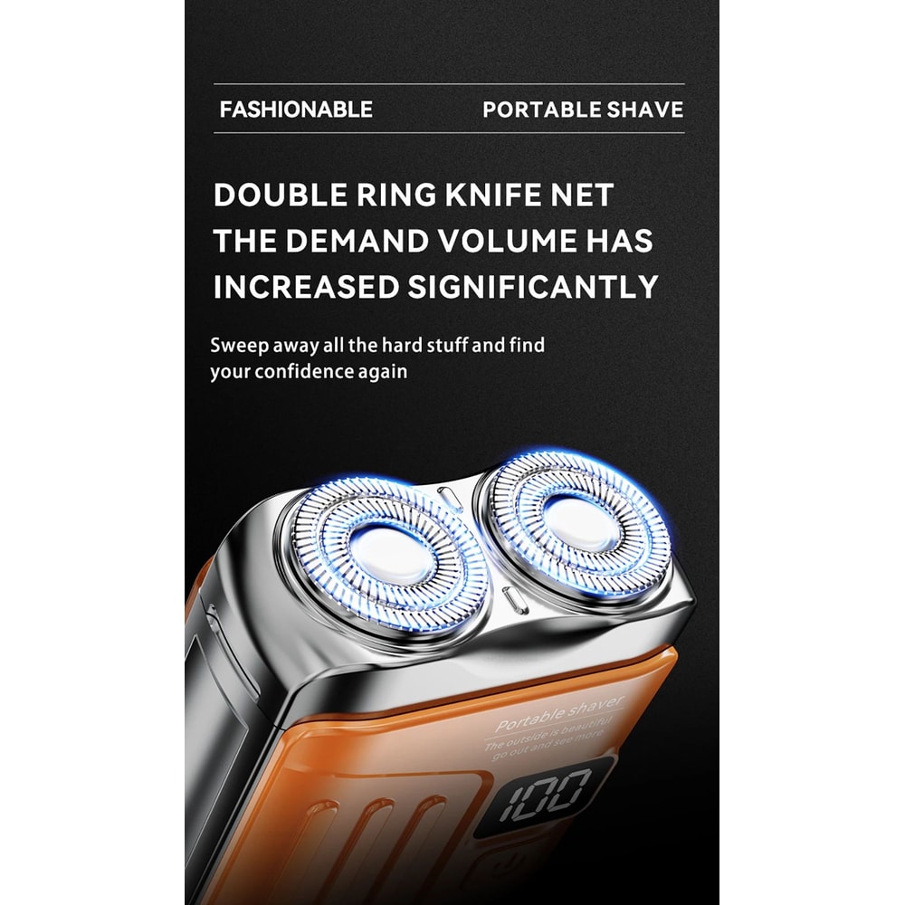 Portable Mini Electric Shaver With Digital Display 8