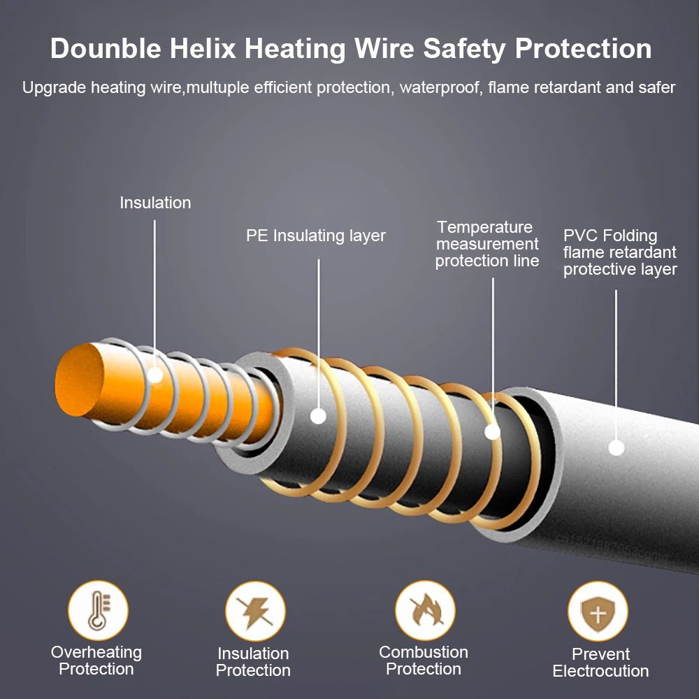 USB Rechargeable Warming Blanket Hand Warmer 8