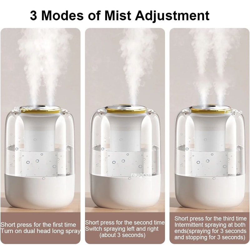 22L Large USB Cool Mist Humidifier With LED Night Light 7