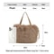 Plush Faux Fur Tote Shoulder Bag For Women 10
