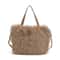 Plush Faux Fur Tote Shoulder Bag For Women 13