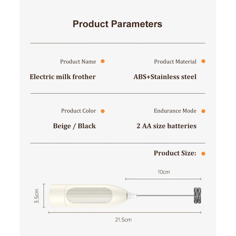 Wireless Electric Milk Frother For Coffee 10