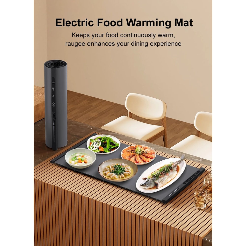 Electric Foldable Food Warming Tray With Adjustable Temperature 7