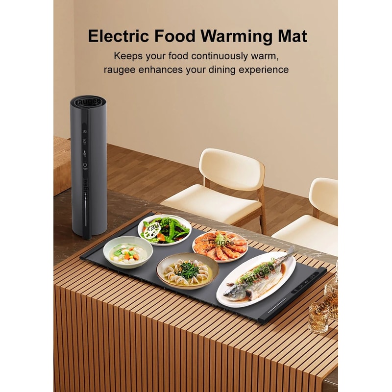 Electric Foldable Food Warming Tray With Adjustable Temperature 7
