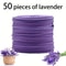 50Pcs Lavender Scented Spiral Candles 0
