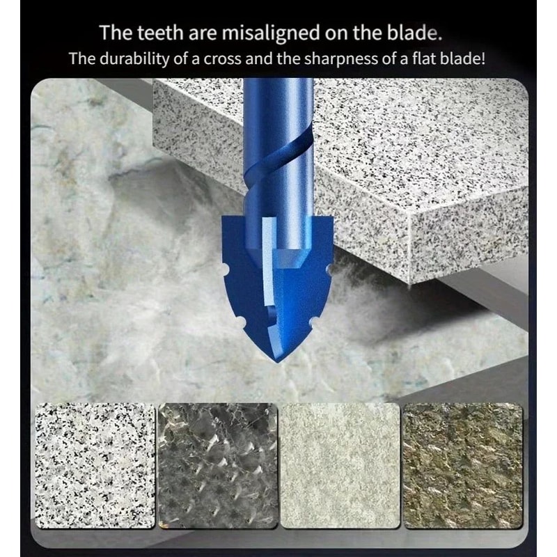 HighEnd FourBlade Serrated Eccentric Drill Bit 4