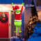 2D GreenHaired Man Christmas Hanging Decoration 0