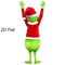 2D GreenHaired Man Christmas Hanging Decoration 6