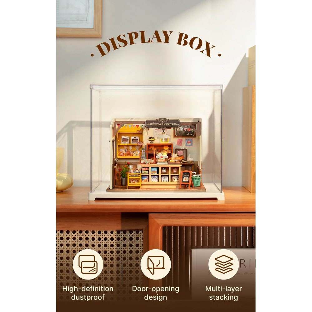 Robotime Rolife Miniature House Display Box 6