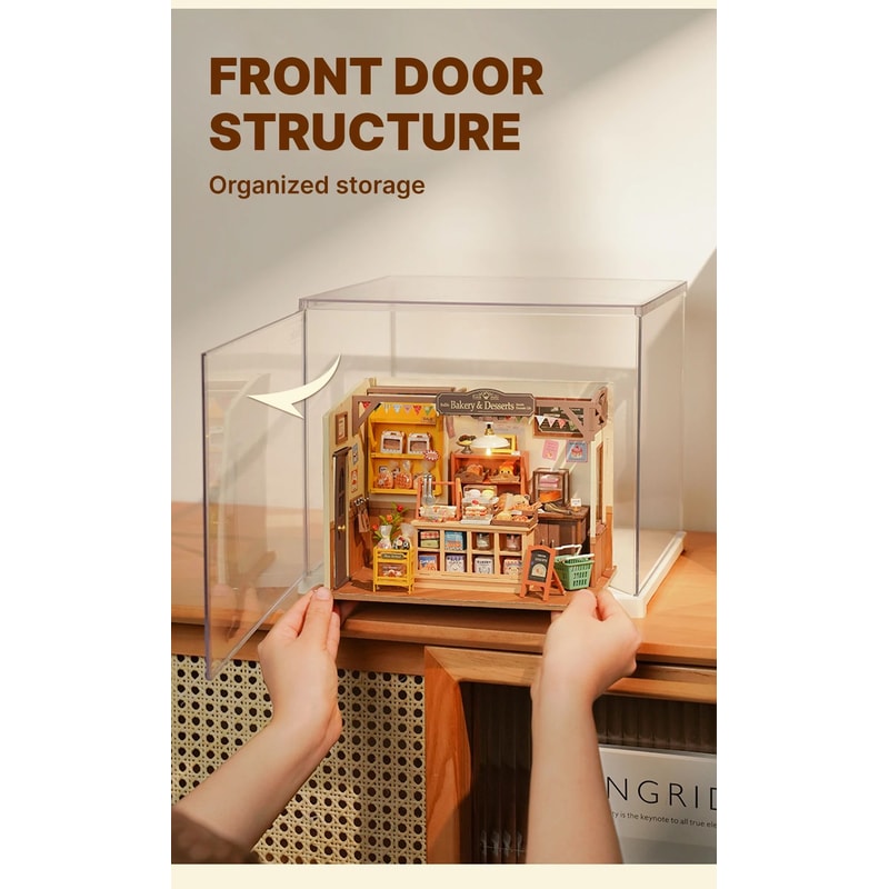 Robotime Rolife Miniature House Display Box 7