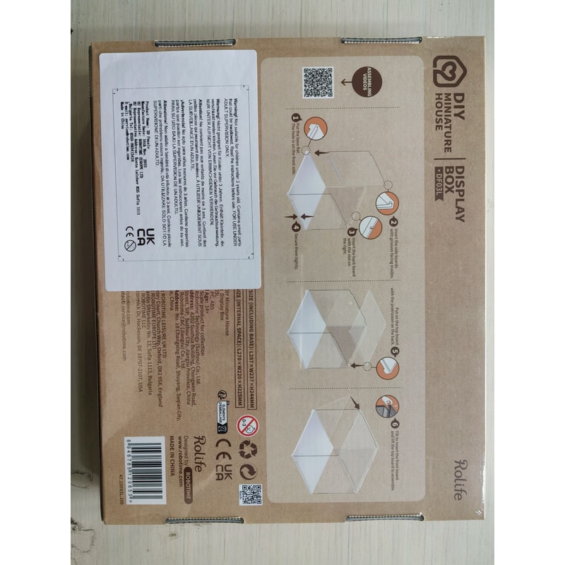 Robotime Rolife Miniature House Display Box 11