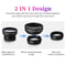 2 IN 1 Universal ClipOn Phone Lens Wide Angle Macro 7