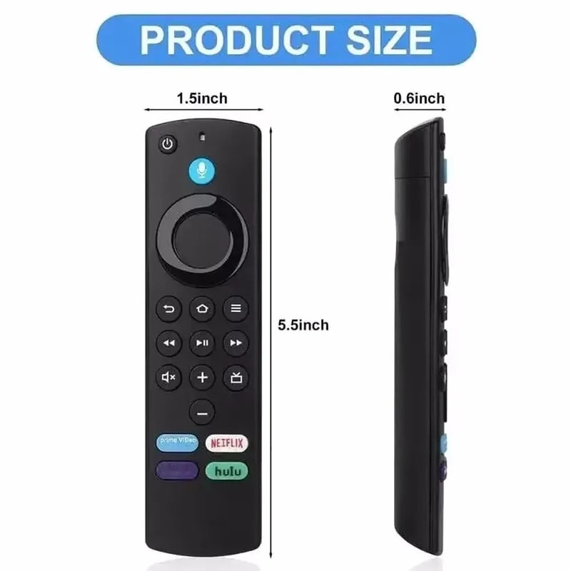 Bluetooth Voice Replacement Remote Control For Fire TV Stick 12