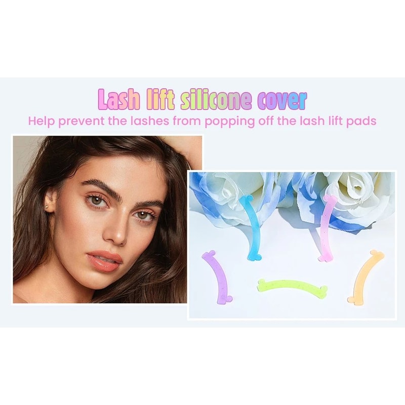 Libeauty Silicone Eyelash Lift Rods Ribbon Set 8