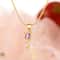 Zircon Tulip Flower Pendant Necklace For Women 10