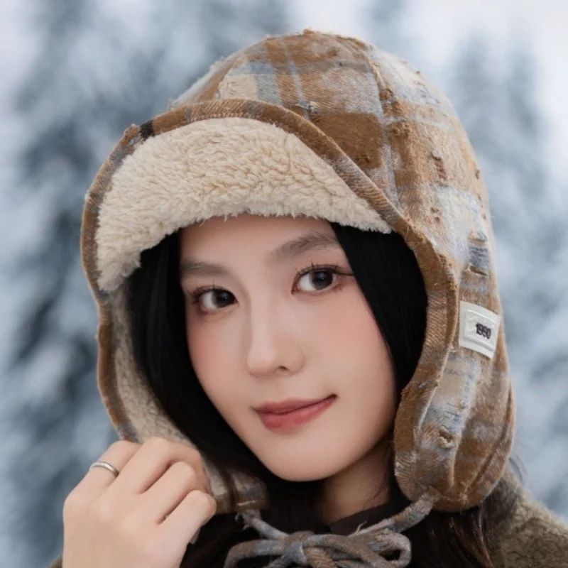 Unisex Thickened Winter Ski Ushanka Hat 1