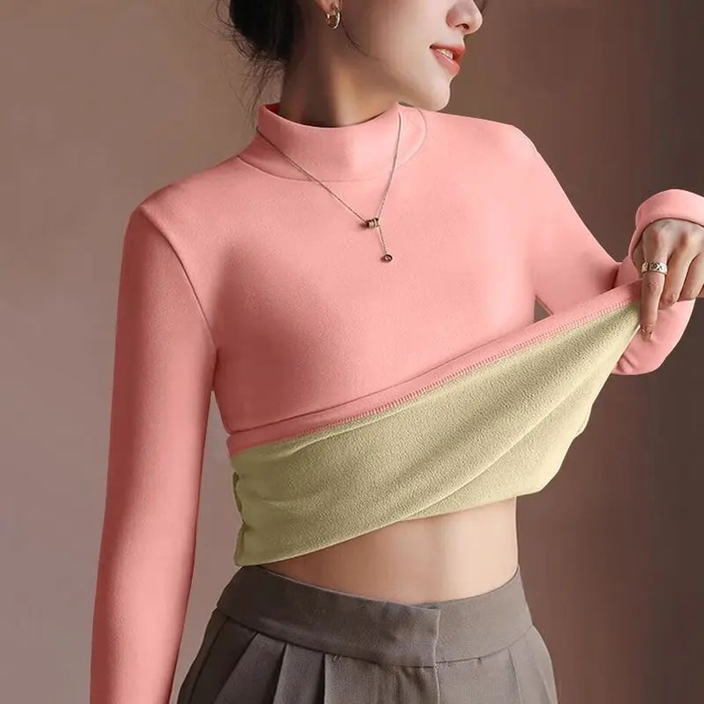 Women Autumn Winter Retro Thermal Sweater 7