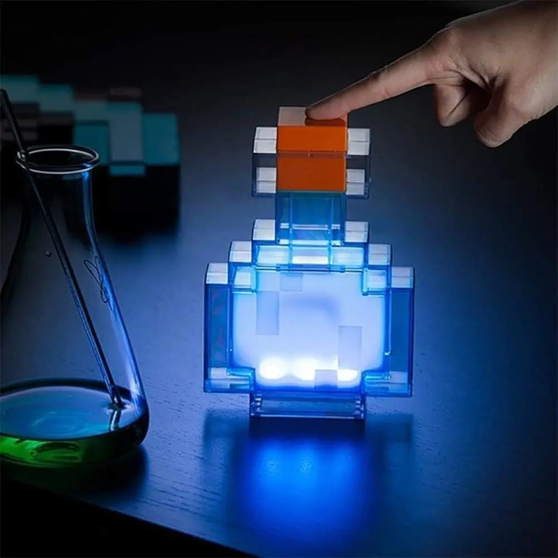 300 ML LED ColorChanging Medicine Bottle Night Light 0