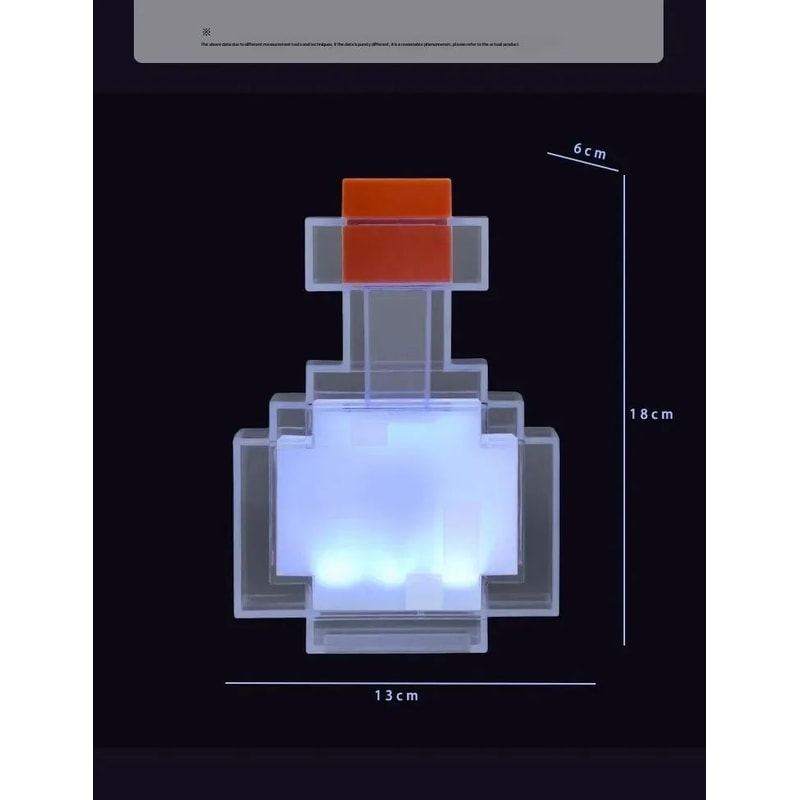 300 ML LED ColorChanging Medicine Bottle Night Light 6