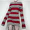 Womens Striped BoatNeck Bodycon Mini Dress 7