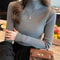 Elegant Solid Knit Turtleneck Sweater For Women 13