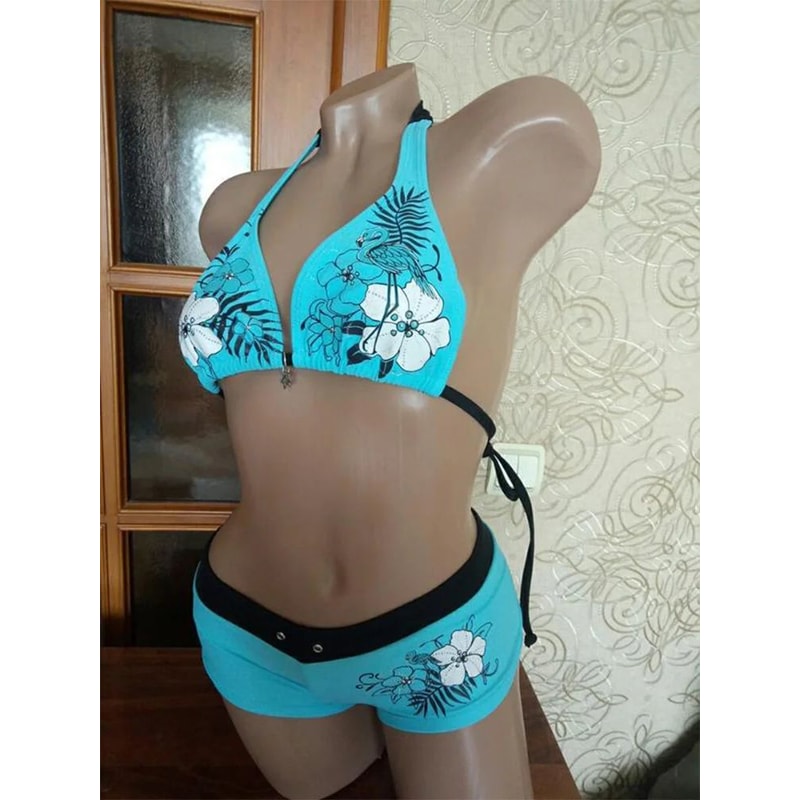 Vintage Floral Y2K Cutie Bikini Set 2