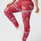 Christmas Print Hip Lifting Leggings 7
