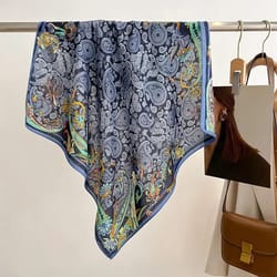 floral print cotton bandana scarf