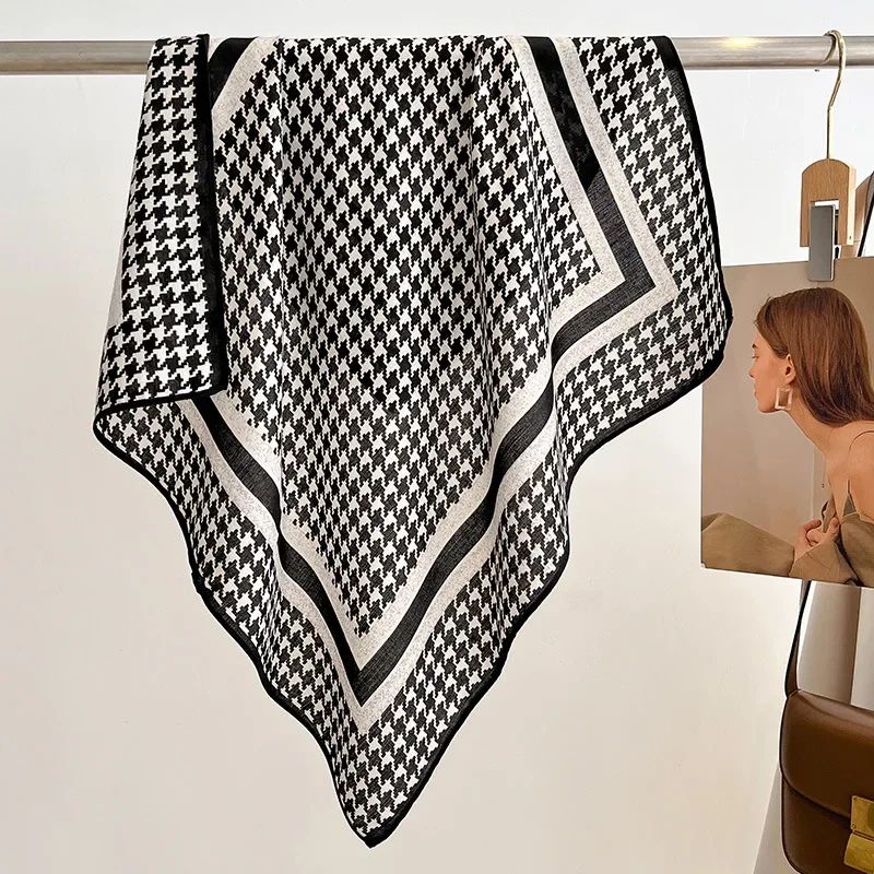 Floral Print Cotton Bandana Scarf 3