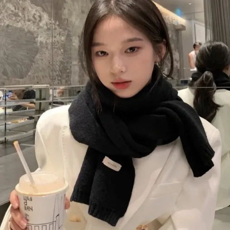 Unisex Winter Thermal Knitted Scarf 4