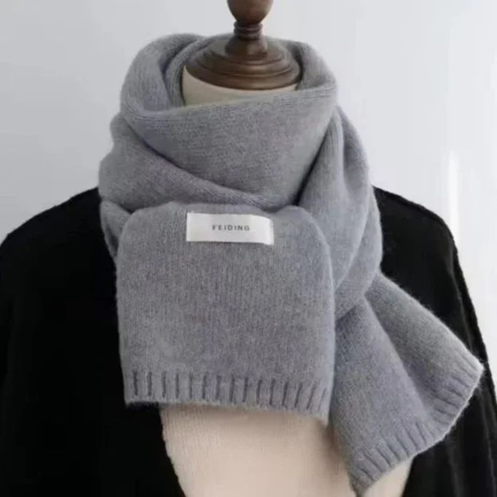 Unisex Winter Thermal Knitted Scarf 7