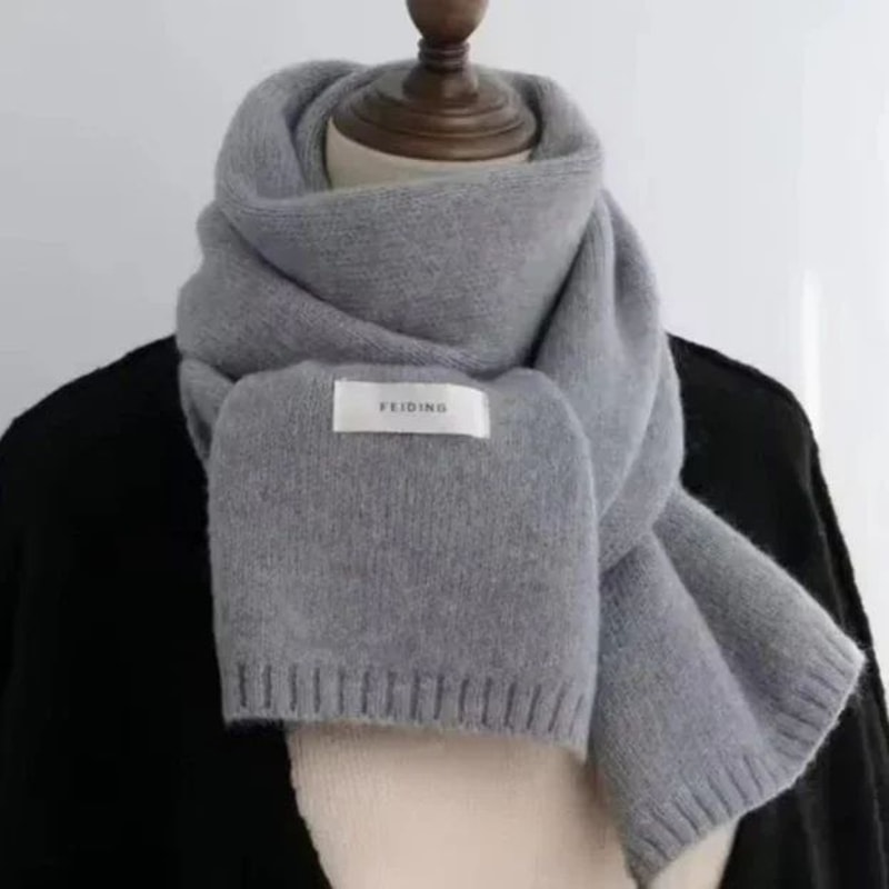 Unisex Winter Thermal Knitted Scarf 7