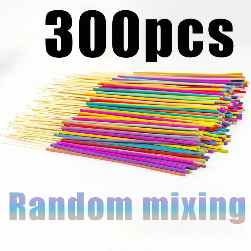 300 Aromatherapy Incense Sticks Set With Burner 10