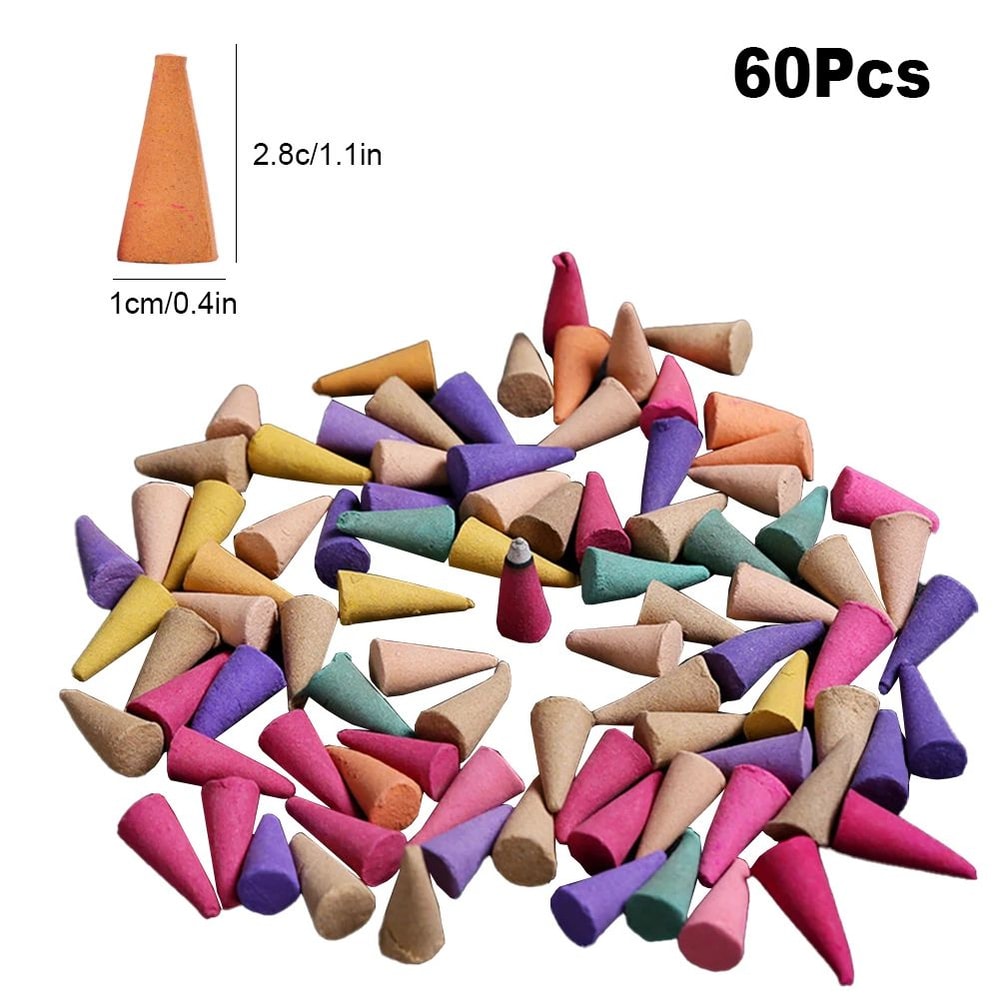Mixed Natural Reflux Tower Incense Cones 7