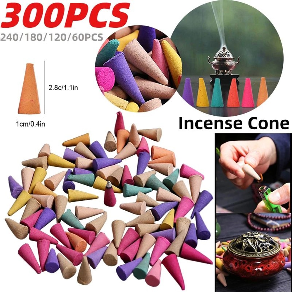 Mixed Natural Reflux Tower Incense Cones 0