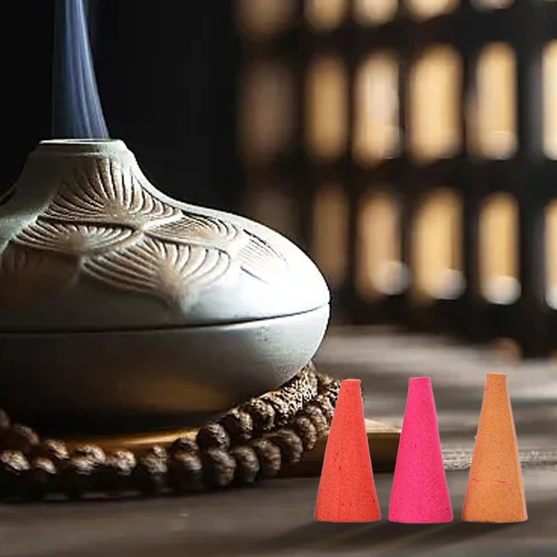 Mixed Natural Reflux Tower Incense Cones 3